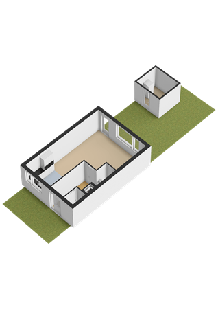 Floorplan - Berkenstraat 20, 3752 CS Bunschoten-Spakenburg